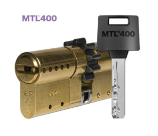 MTL400 Mul-T-Lock цилиндр с перекодировкой (4+1+1) L 105 Ш (40х65) кл/кл (латунь)