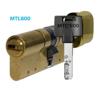 MTL600 Mul-T-Lock цилиндр с перекодировкой (4+1+1) L 100 ТФ (40х60Т) кл/верт (латунь)