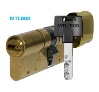 MTL600 Mul-T-Lock цилиндр с перекодировкой (4+1+1) L 140 ТФ (75х65Т) кл/верт (латунь)