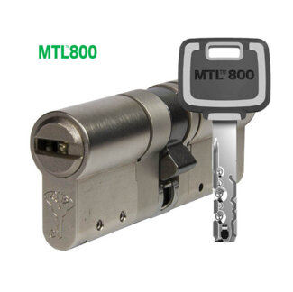 MTL800 Mul-T-Lock цилиндр с перекодировкой (4+1+1) L 80 Ф (35х45) кл/кл (никель)